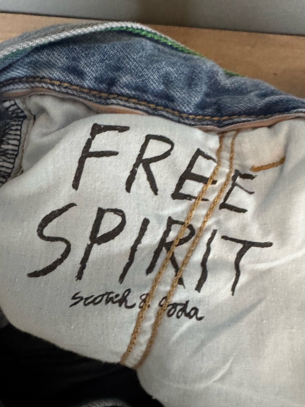Scotch & Soda Light Blue Wide-Leg Denim Jeans - Picture 6 of 11
